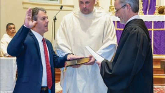 Haik sworn in as District Attorney