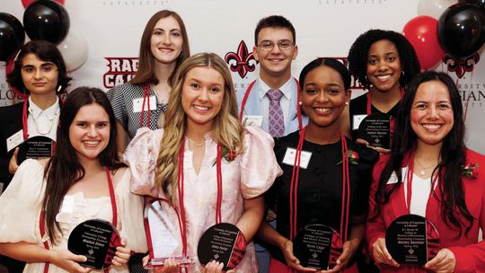 Poirier named outstanding graduate at University of Louisiana at Lafayette