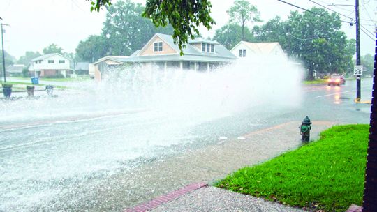 Tropical system dumps rain throughout St. Martin Parish