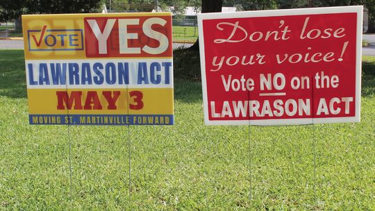 Voters to decide on school board obligation bond, St. Martinville form of gov.