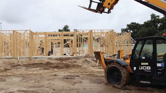Work proceeding quickly to build new branch library in Parks