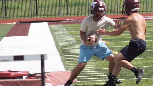 Young BBHS football team working hard over summer