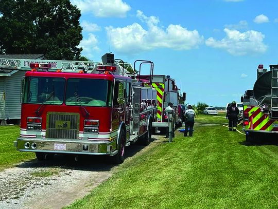 Firefighters contain, extinguish fire in residence on Poydras Highway near Parks this past week