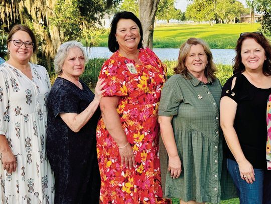 Garden Club board inducted