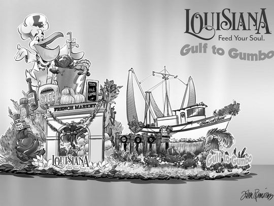 “Gulf of Gumbo” float to be featured in Rose Parade