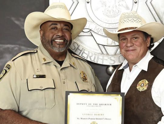 Hebert, Lanerie named SM Deputies of the Quarter