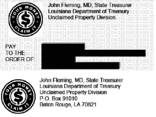 Over $34 Million in Unclaimed Property Checks on The Way