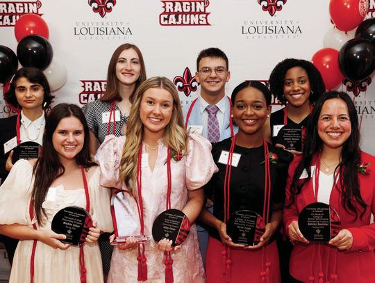 Poirier named outstanding graduate at University of Louisiana at Lafayette