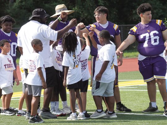 SMSH Football Camp with Early Doucet draws crowd