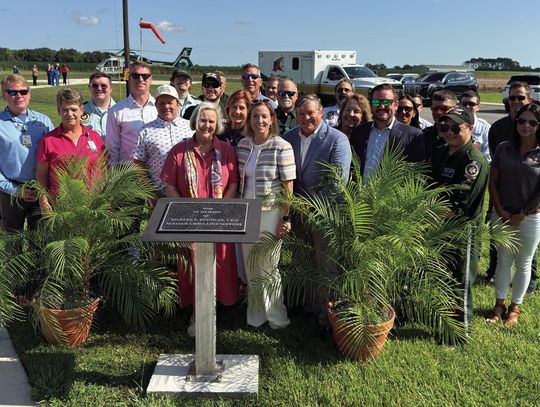 St. Martin Hospital helipad dedicated to Richard Zuschlag