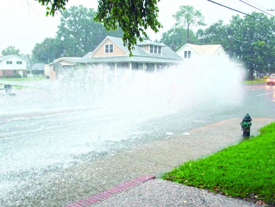Tropical system dumps rain throughout St. Martin Parish