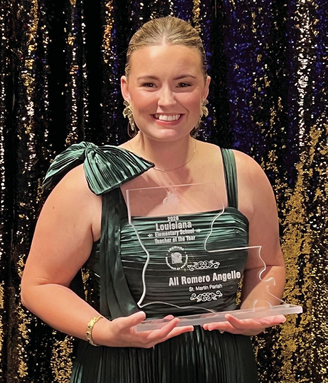 Ali Angelle Named 2026 Louisiana State Elementary Teacher of the Year