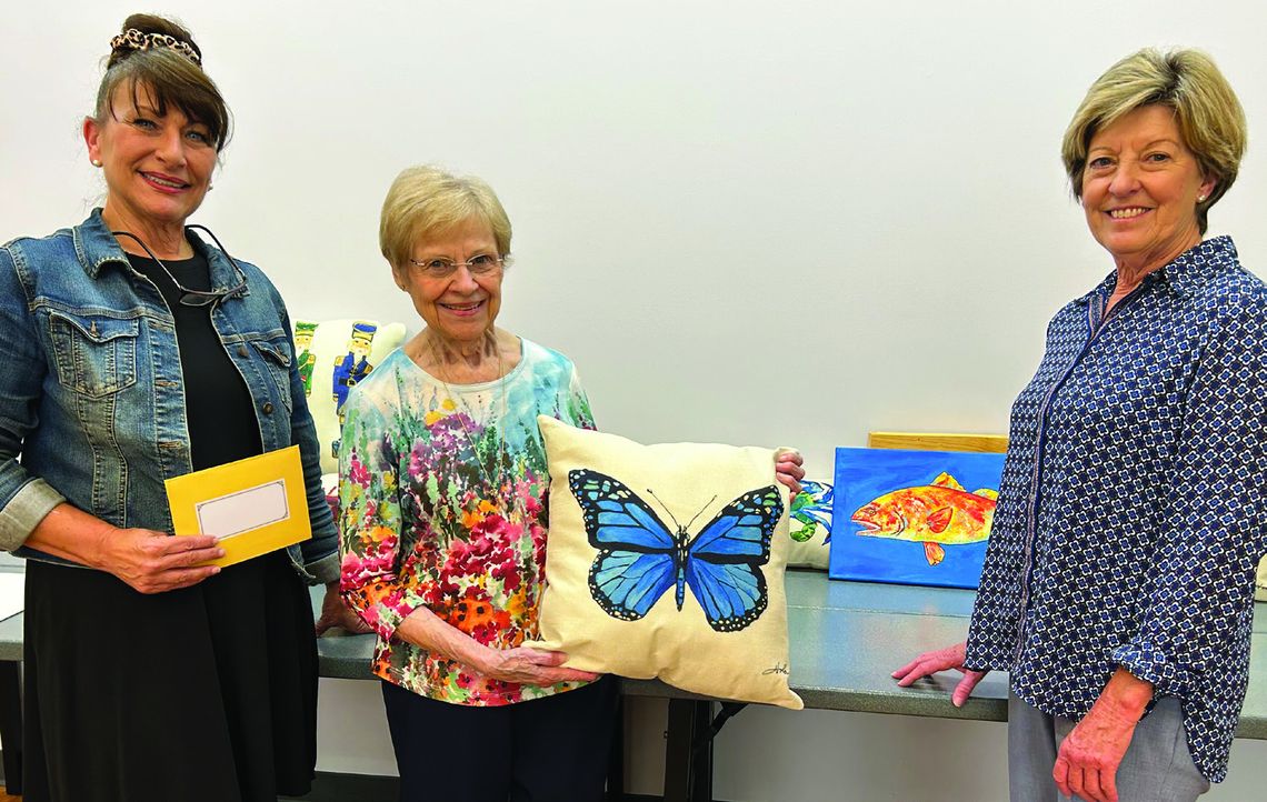 Beta Rho group enjoys art presentation by Nola Borel
