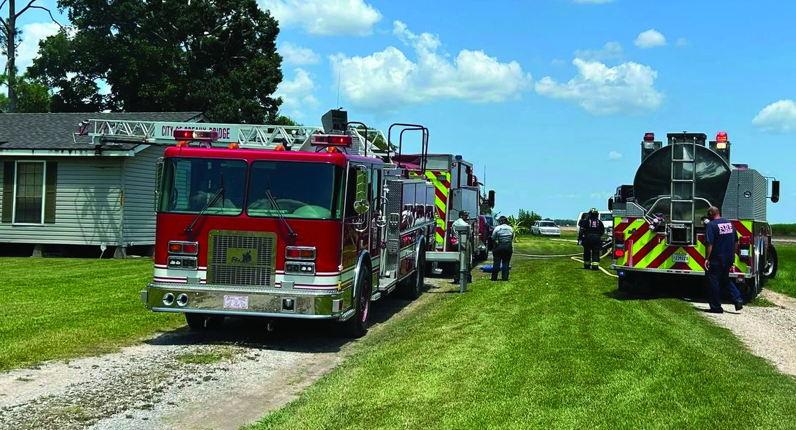 Firefighters contain, extinguish fire in residence on Poydras Highway near Parks this past week Firefighters contain, extinguish fire in residence on Poydras Highway near Parks this past week