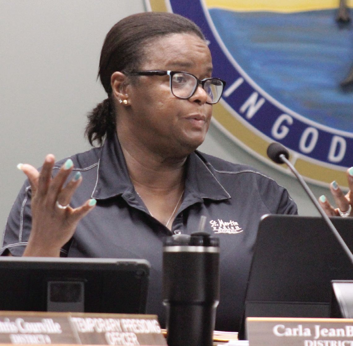 JeanBatiste, Delcambre exchange words over parish government central office expansion project