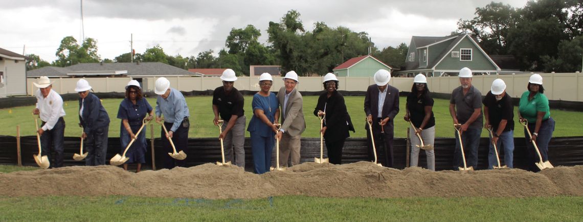 LIBRARY GROUNDBREAKING