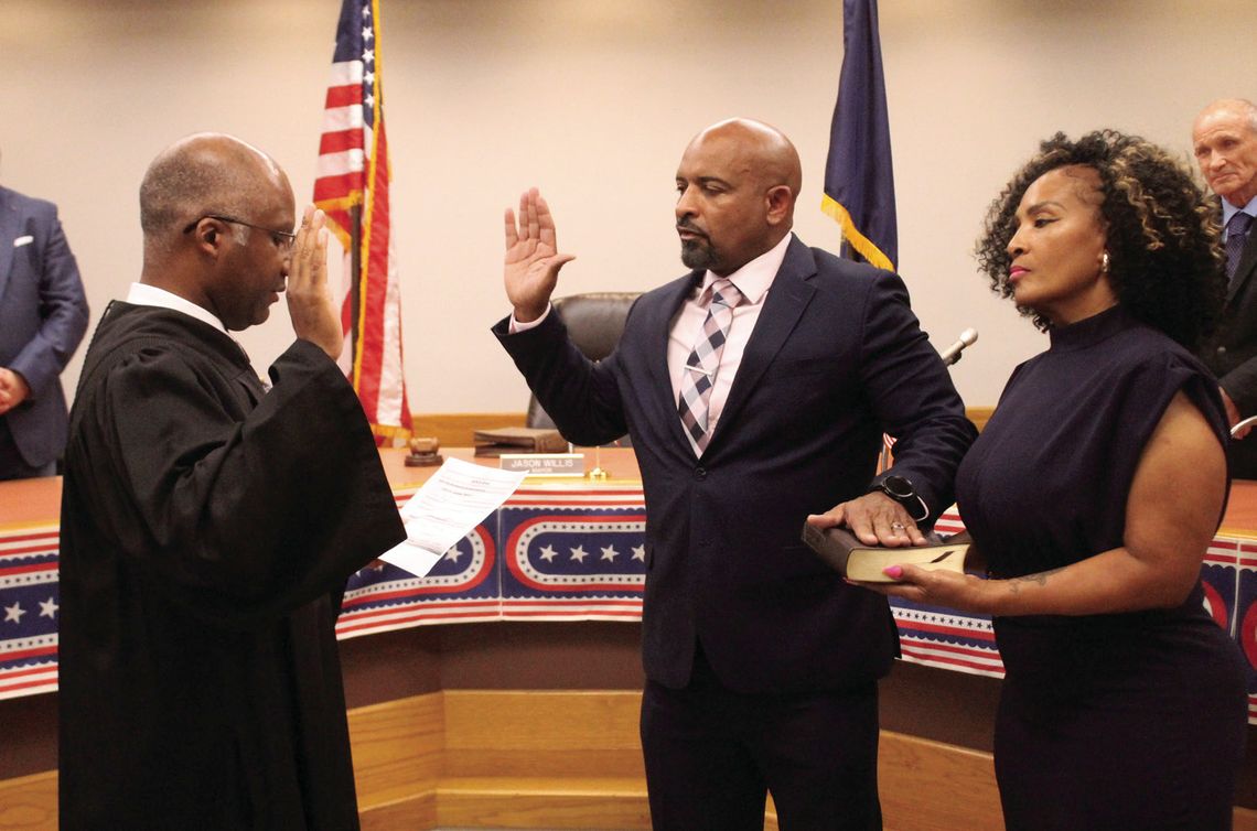 MAYOR SWORN IN