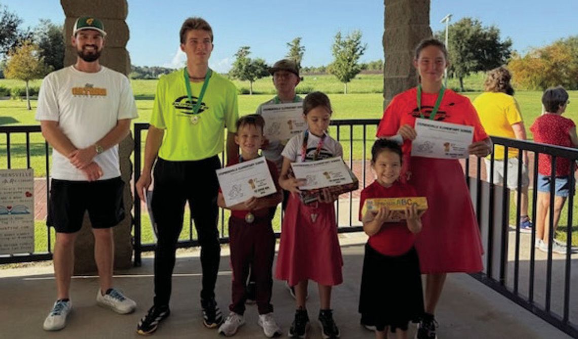 Students from Stephensville Elementary School participated in a 5K Fun Run fund raiser through the neighboring subdivision on Sept