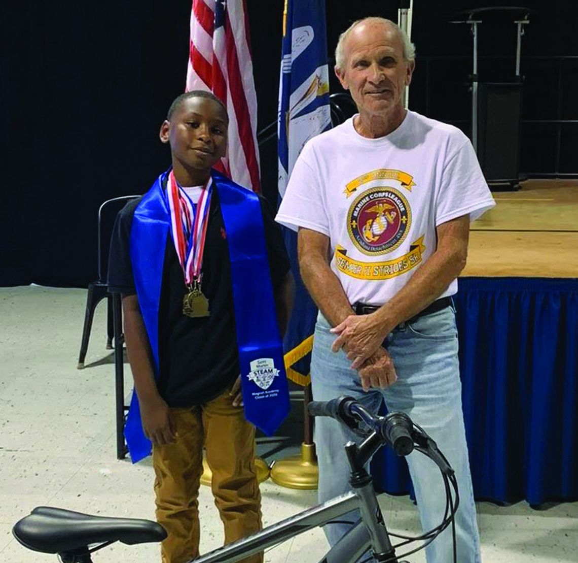 Students receive awards from Belle de Ville Students receive awards from Belle de Ville