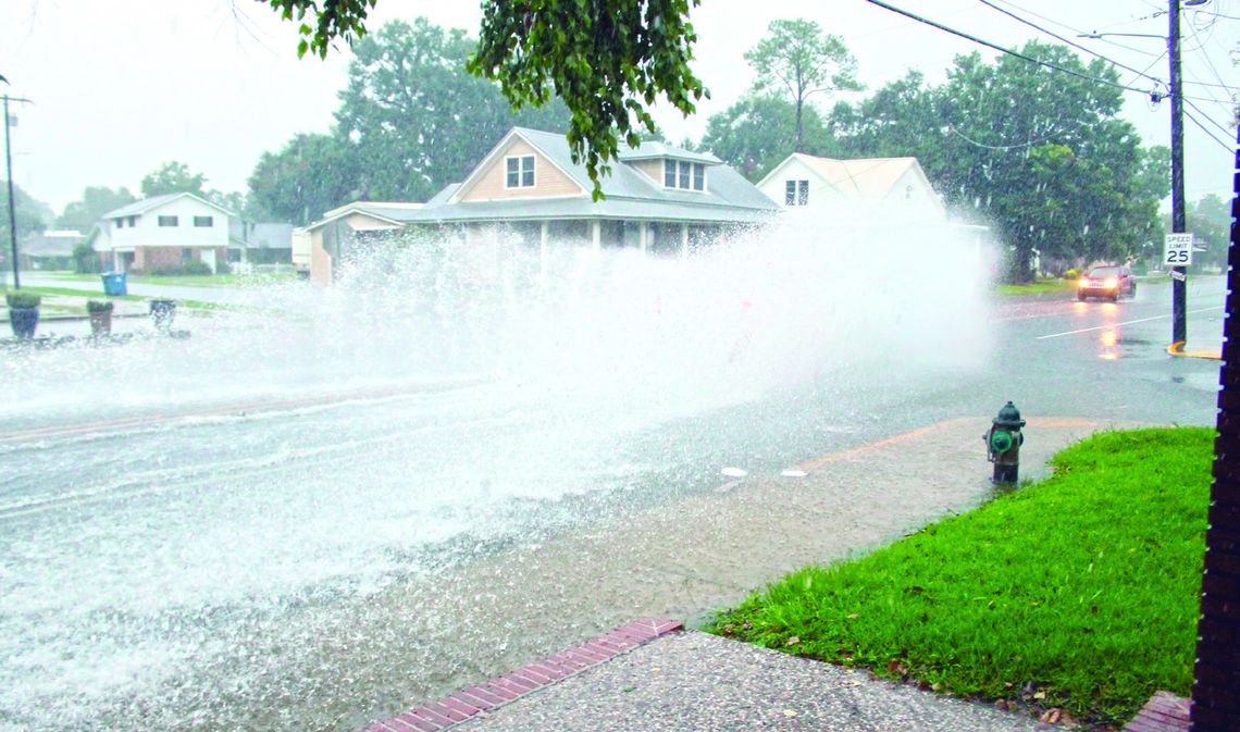 Tropical system dumps rain throughout St. Martin Parish