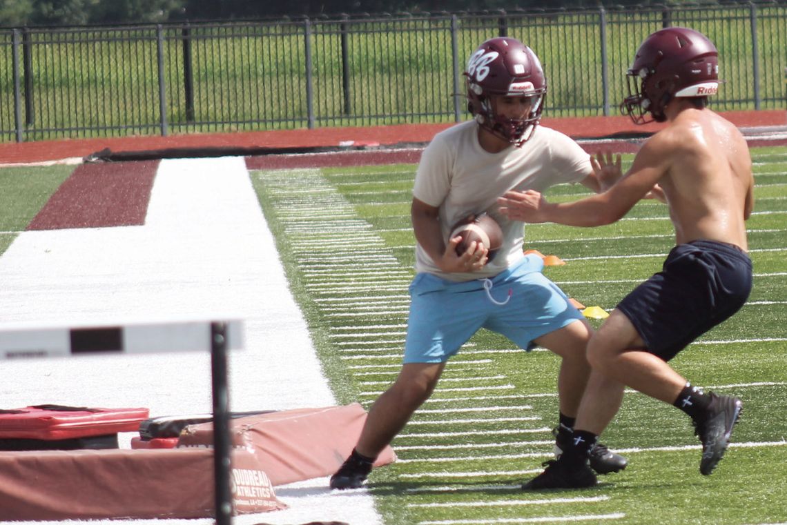 Young BBHS football team working hard over summer Young BBHS football team working hard over summer